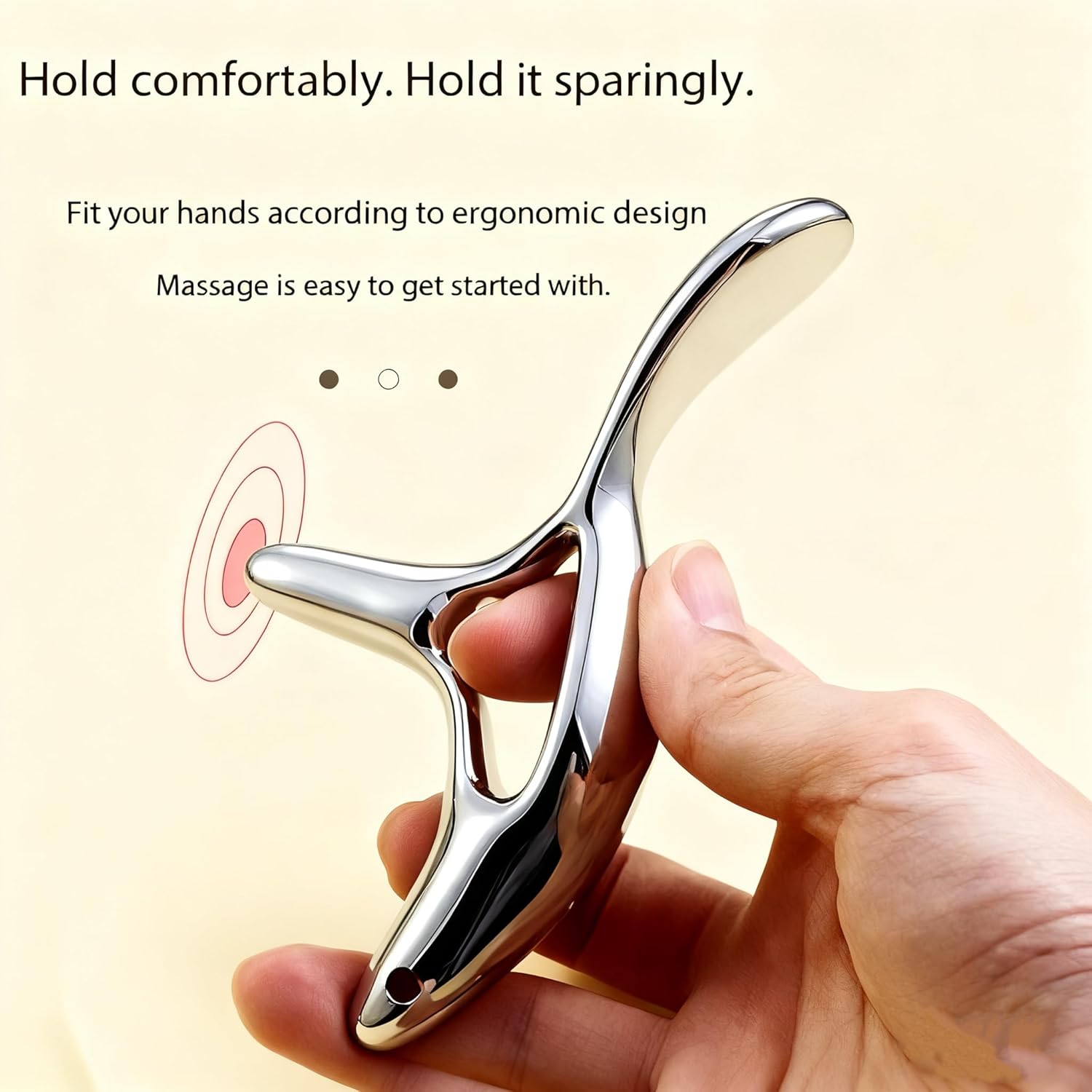 Trigger Point Massage Tool for Deep Tissue Pain Relief, Gua Sha & Muscle Scraper Tool for Full Body, Thumb Saver Acupressure Tool Relieve Plantar Fasciitis,Neck Massager - Image 4