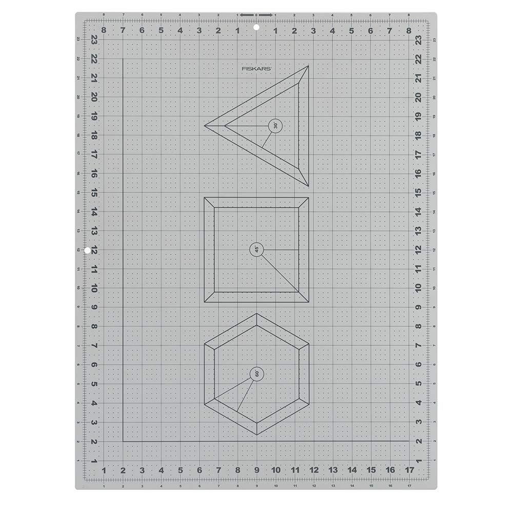 Tapis De Découpe Fiskars Auto-réparateur, 18x24 Pouces, Double Face Gris, Occasion