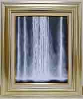 【F6号】千住博【ウォーターフォール】肉筆保証/表サイン・共シール有/岩彩/額縁 Amazon.co.jp: F6号千住博ウォーターフォール肉筆サイン共シール