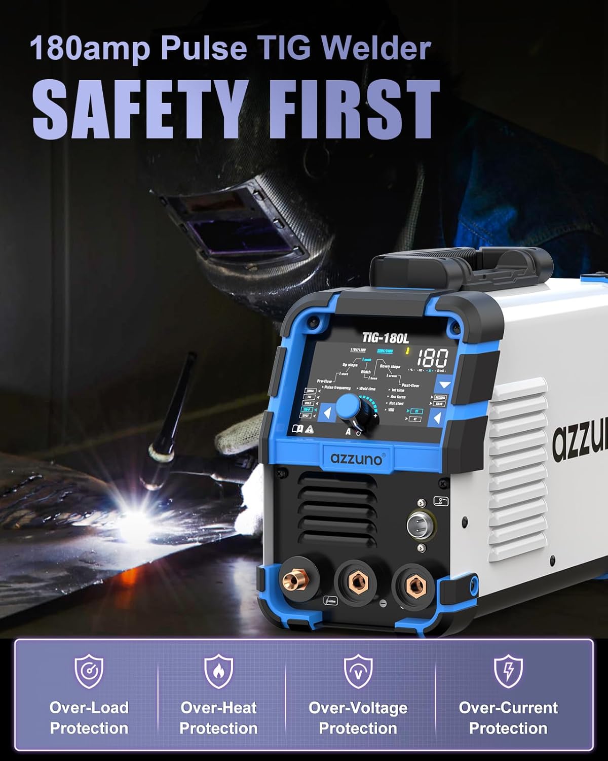 Safety Features of AZZUNO TIG-180L Welder