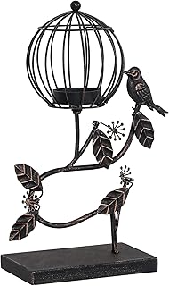 Adeco Decorative Table Candle Lanterns, Outdoor Lanterns Rustic Home Decor for Garden, Patio