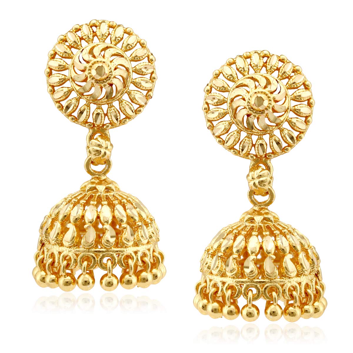 Vighnaharta Traditional Jhumki Alloy 1 Gm Gold and Micron Plated Jhumki Earring valentine day gift valentineday gift for her gift for him gift for women gift for men love gift gifts ValentinesDay2023 for Women and Girls- VFJ1166ERG (B0849K27H4) Amazon Price History, Amazon Price Tracker