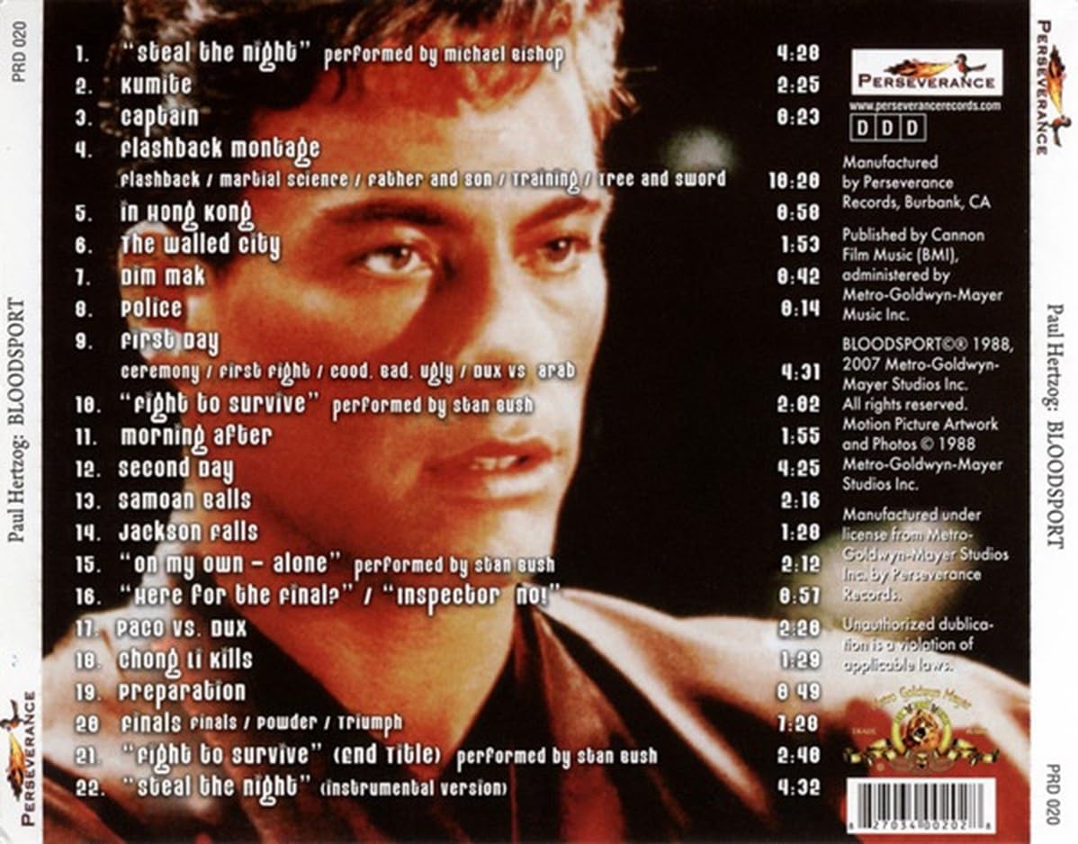 Bloodsport - Soundtrack.