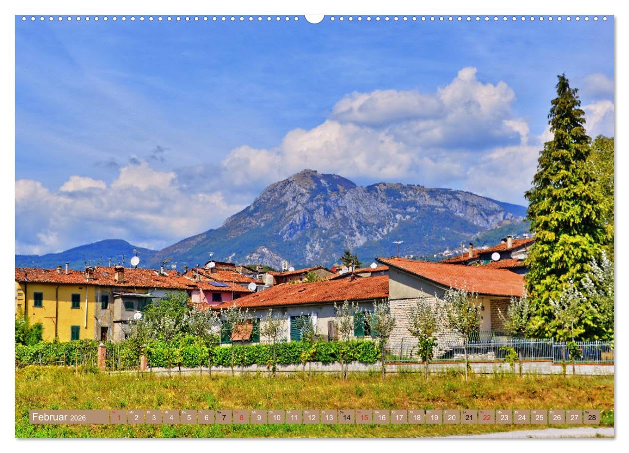 Garfagnana, Impressionen aus dem Norden der Toskana (hochwertiger Premium Wandkalender 2026 DIN A2 quer), Kunstdruck in Hochglanz: Zauberhafte Schönheit der Nord-Toskana (CALVENDO Orte)