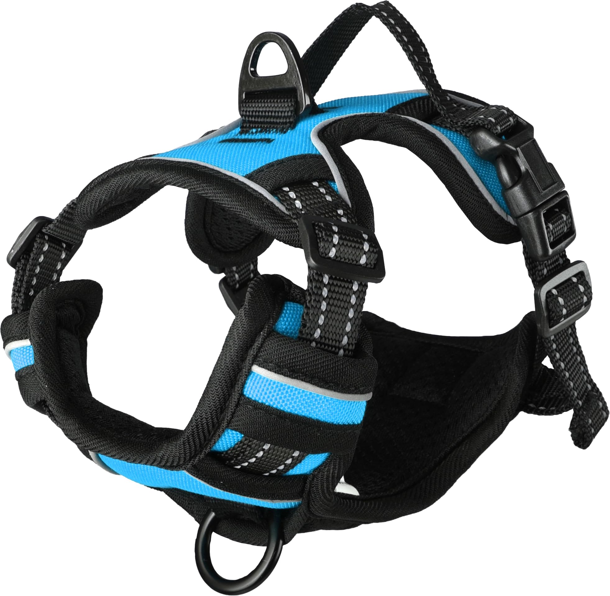 Flamingo Dog Harness Balou Blue XS 25-45cm 30-45cm 15mm