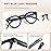 EASY READ Retro Round Blue Light Blocking Reading Glasses for Women,Anti UV Readers for Women with Spring Hinge(Black,+1.75)