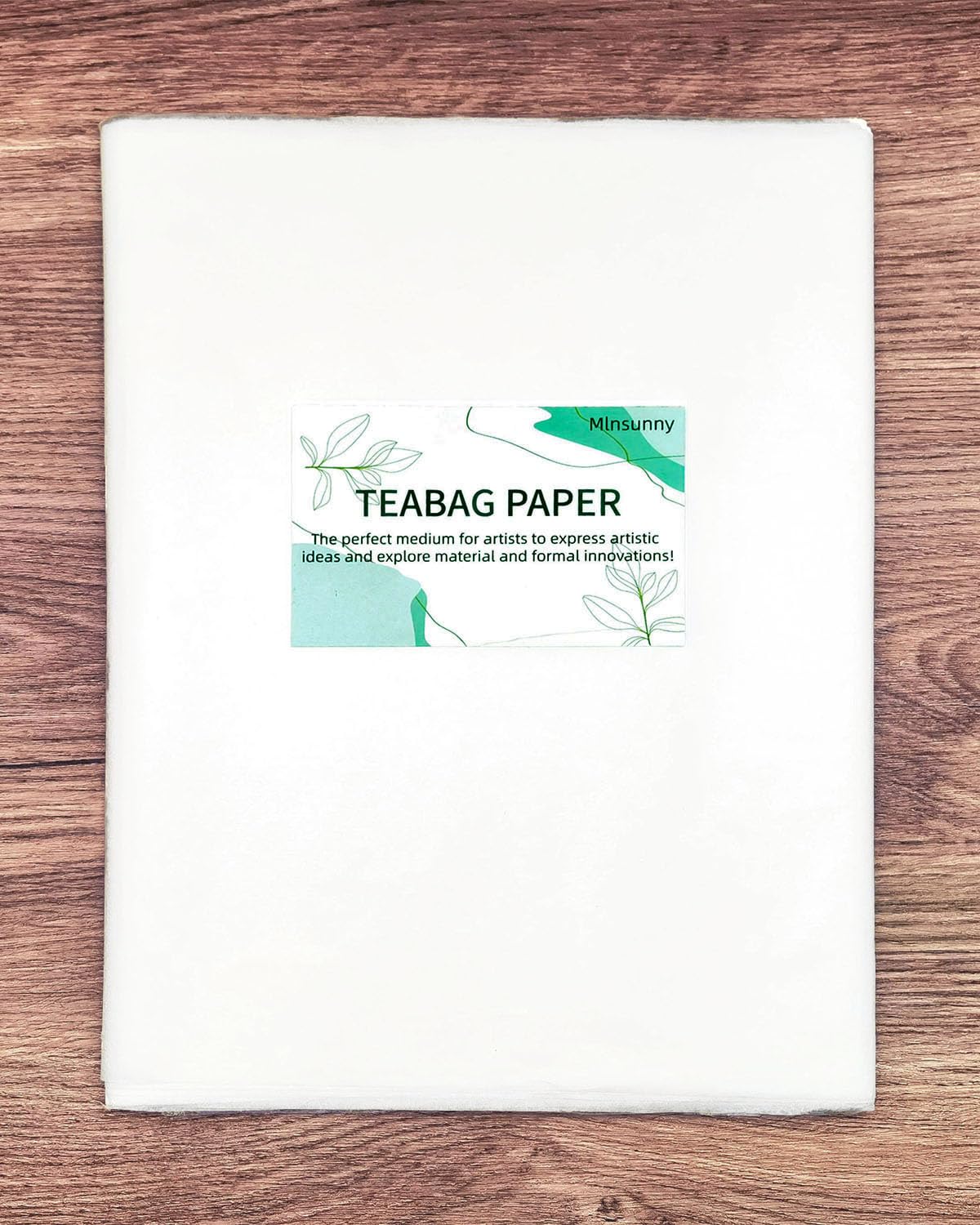 MLNSUNNY 10 Sheets of 11.8''x79'' Artist Teabag Paper - White Wet Strength Tissue for Mixed Media Art, Collage, Cyanotype, Printmaking, and DIY Lanterns