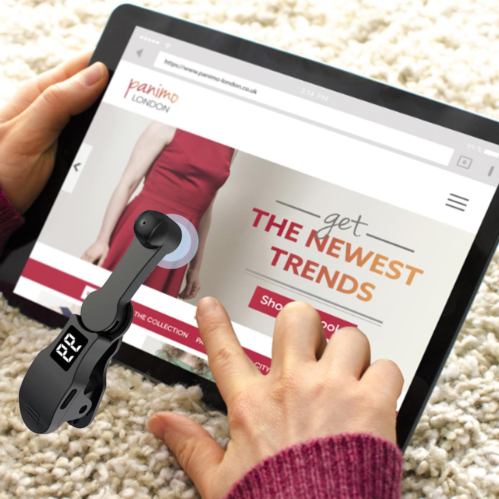 Intelligent Automatic Screen Clicker - Toccatura automatica del simulato - Gadget per smartphone per automatico e continuo per live streaming piace video