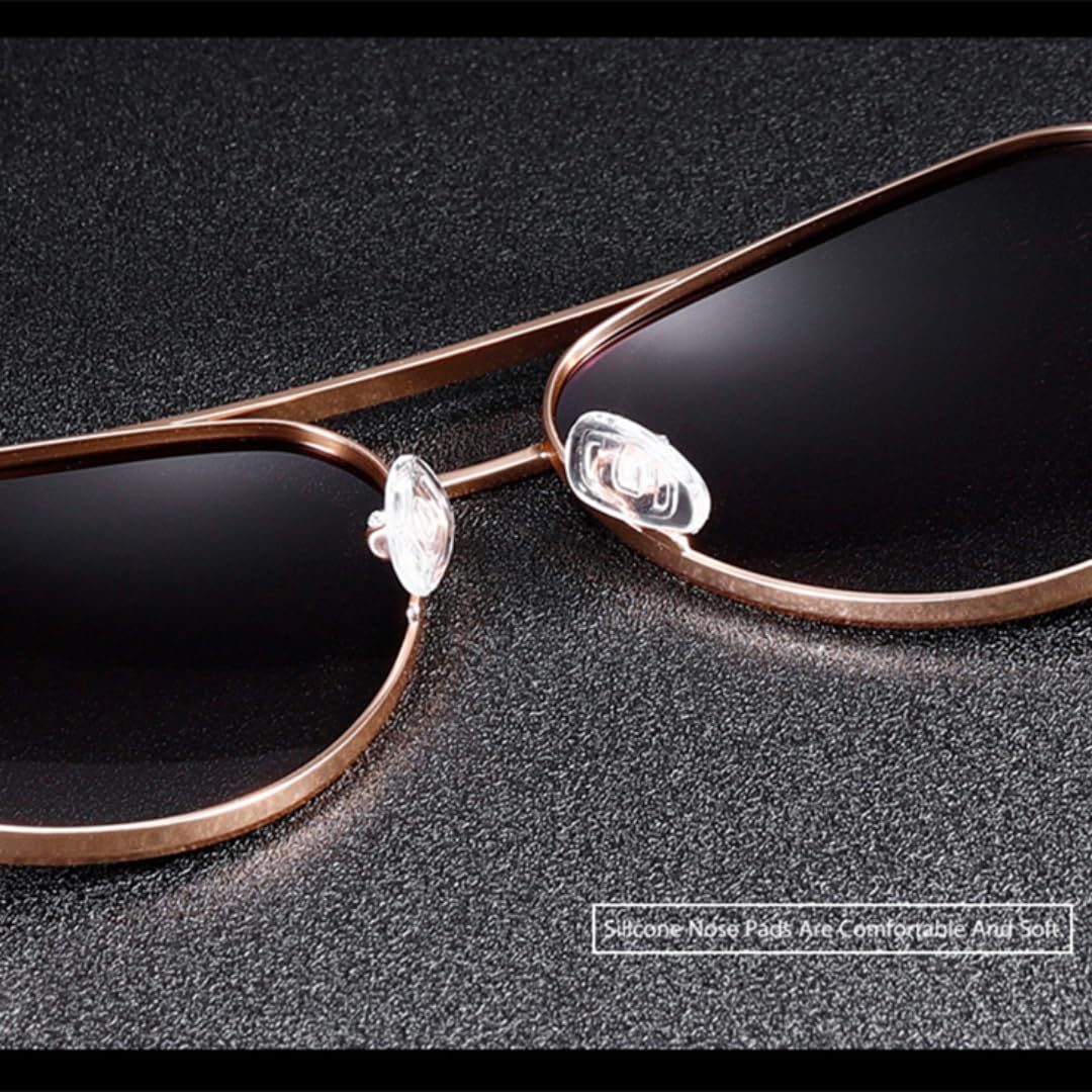 Occhiali da sole polarizzati da uomo Uv400, da donna, con montatura in metallo, occhiali sportivi