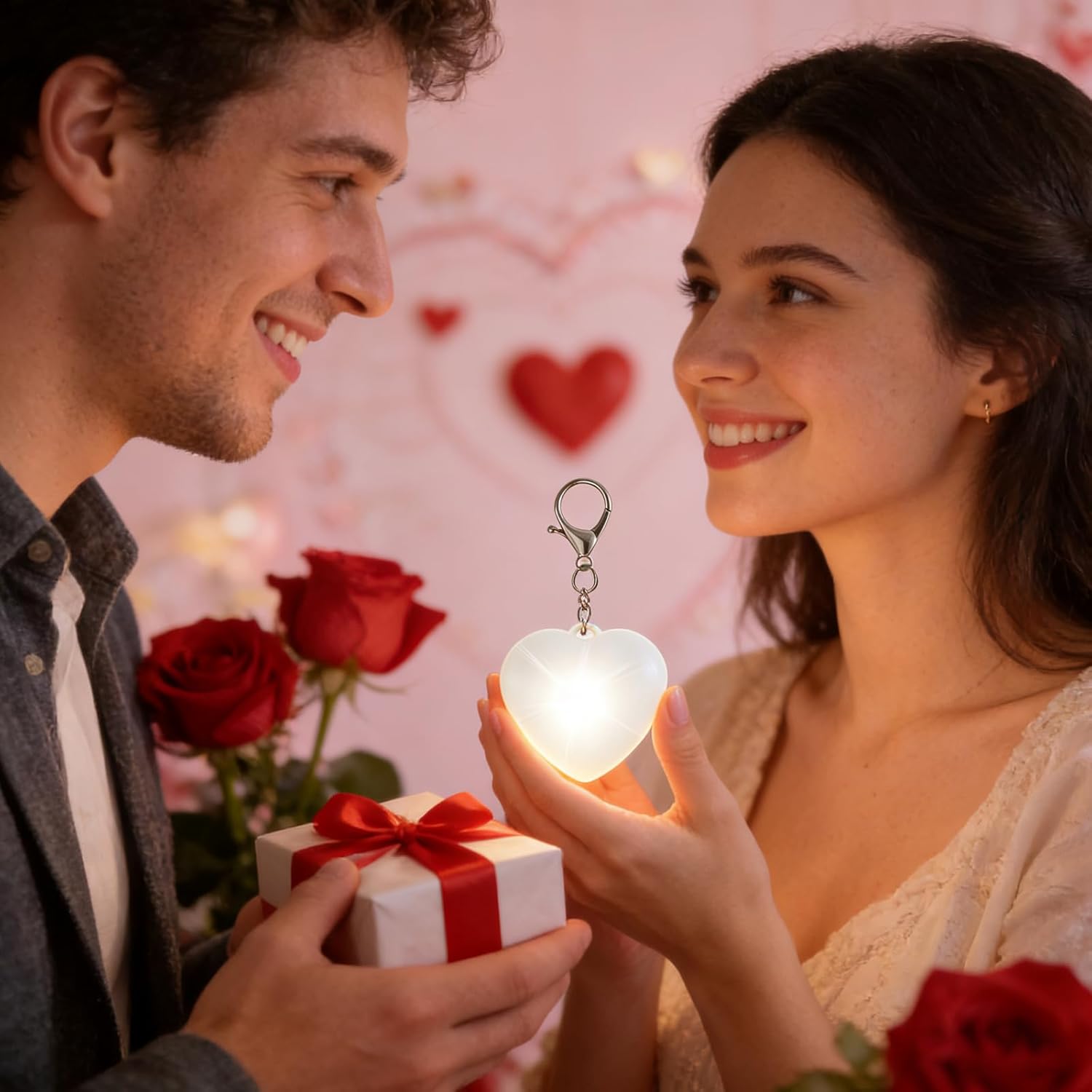 Love Wallet Tote Bag Touch Sensing Light, Purse Light for Women, LED Automatic Glow Lights, Rechargeable - Image 2