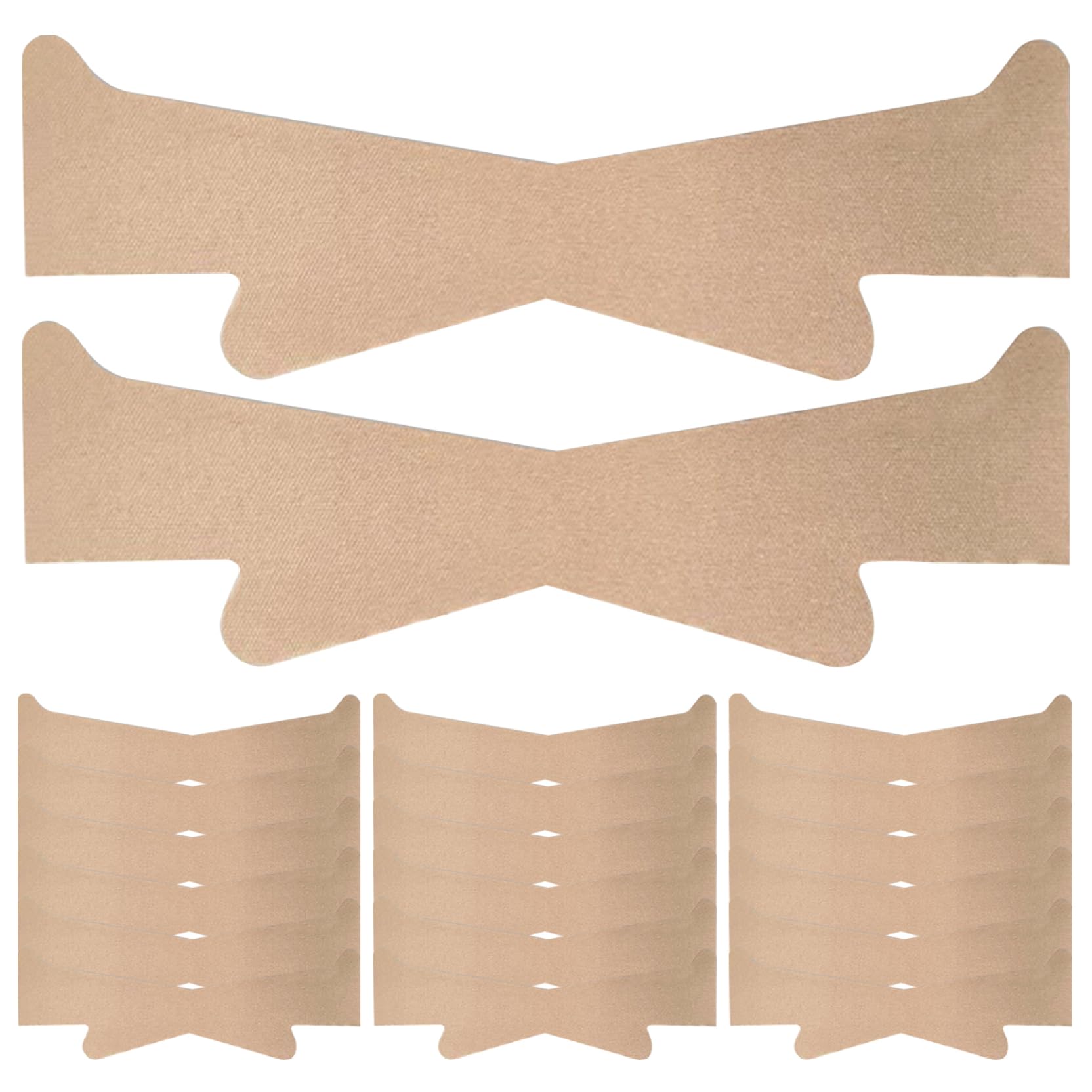 Face Neck Lifting Tape, Inclusief 4 Stuks Elastische Banden en 20 Stuks Vervangende Tapes, Onzichtbare Zelfklevende Instant Neck Facial Lifting Tape
