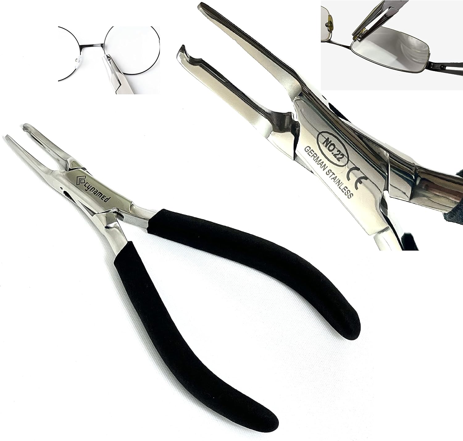 Premium Nose Pad Arm Adjusting Pliers Eyeglass Arms Frame