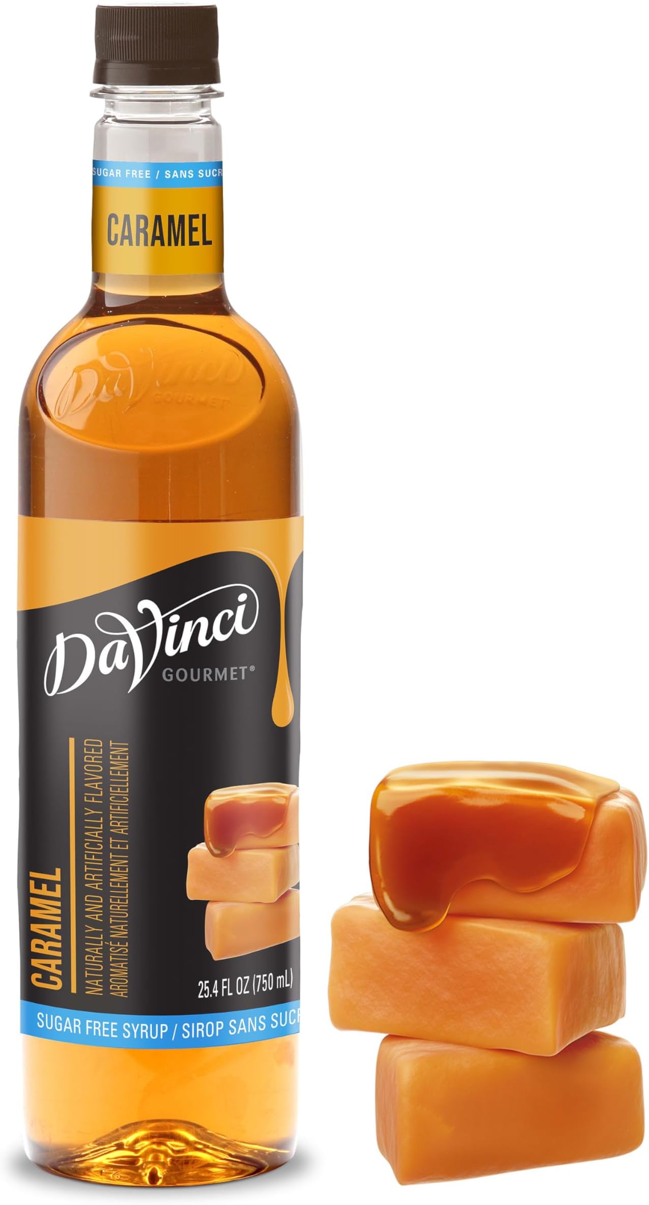 Sugar-Free Caramel Syrup, 25.4 Fluid Ounces (Pack of 1)