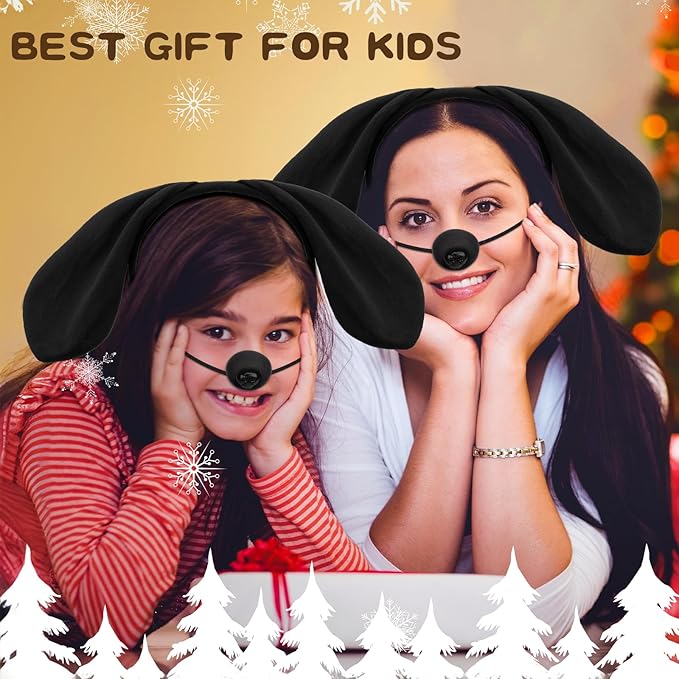 Set de 10 Piezas Disfraz de Cachorro Coopay, Diadema, Corbata, Cola, Nariz y Guantes miniatura 7