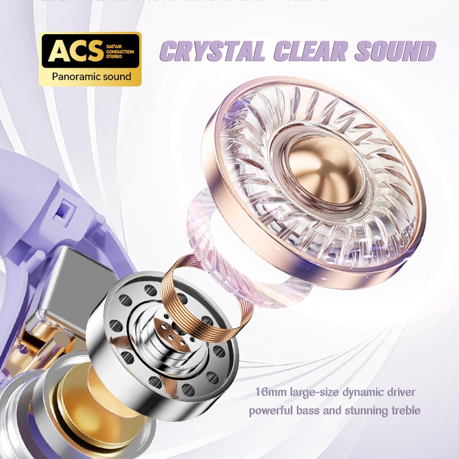 Over Ear Open Ear Earbuds Wireless Bluetooth Open Ear Headphones Out of Ear Bone Conduction Earbuds Over The Ear Wireless Bluetooth Bone Conduction Headphones Earphones