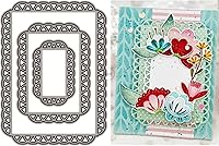 Vista 26 de DzIxY One Cloud Border Label Troqueles de corte de metal para kit de fabricación de tarjetas, troqueles de papel de gofrado, plantillas de máquina