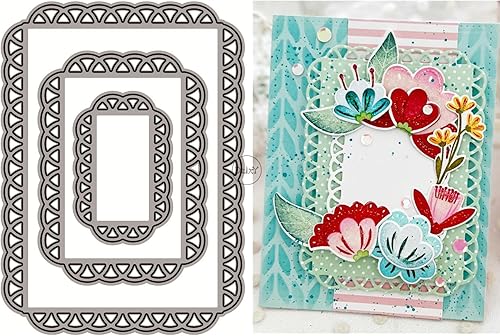 Miniatura 26 de DzIxY One Cloud Border Label Troqueles de corte de metal para kit de fabricación de tarjetas, troqueles de papel de gofrado, plantillas de máquina