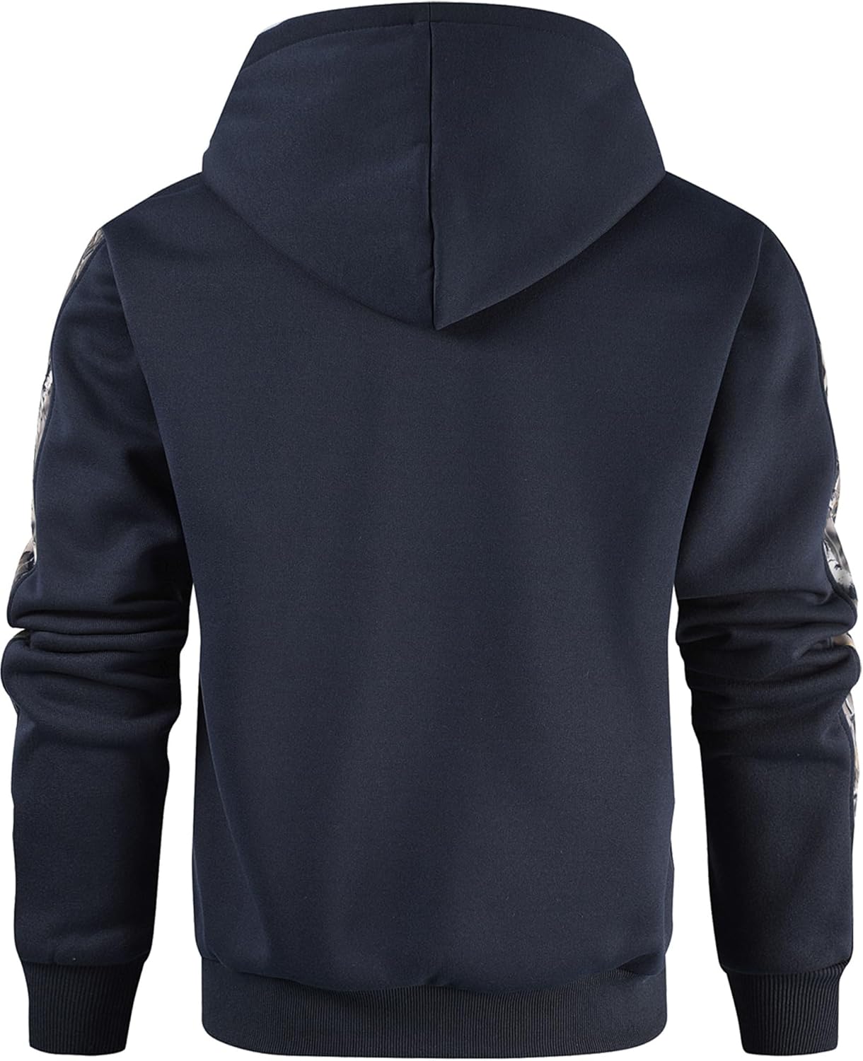 Leidowei Men's Camo Outfitter Fleece Hoodie Pullover Long Sleeve Casual Sweatshirt with Pocket - Image 5