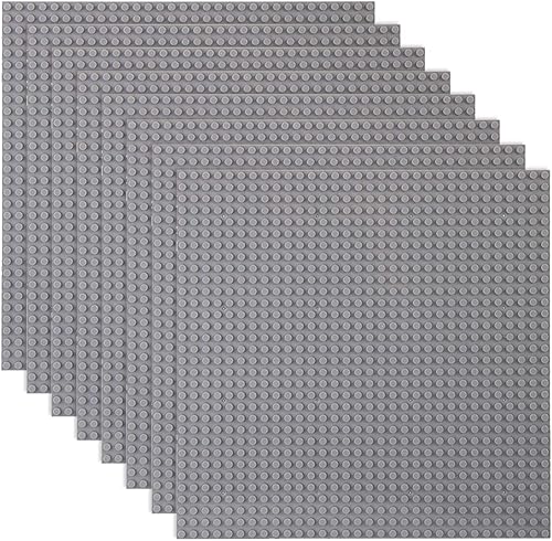 Miniatura 5 de Placas base clásicas para construcción de ladrillos 100% compatibles con las principales marcas de placas base de 10 x 10pulgadas, paquete de 8
