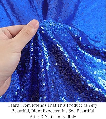 Miniatura 7 de Pardecor The Yard - Tela de lentejuelas para coser ropa, vestidos, chaqueta (1 yarda, negro)