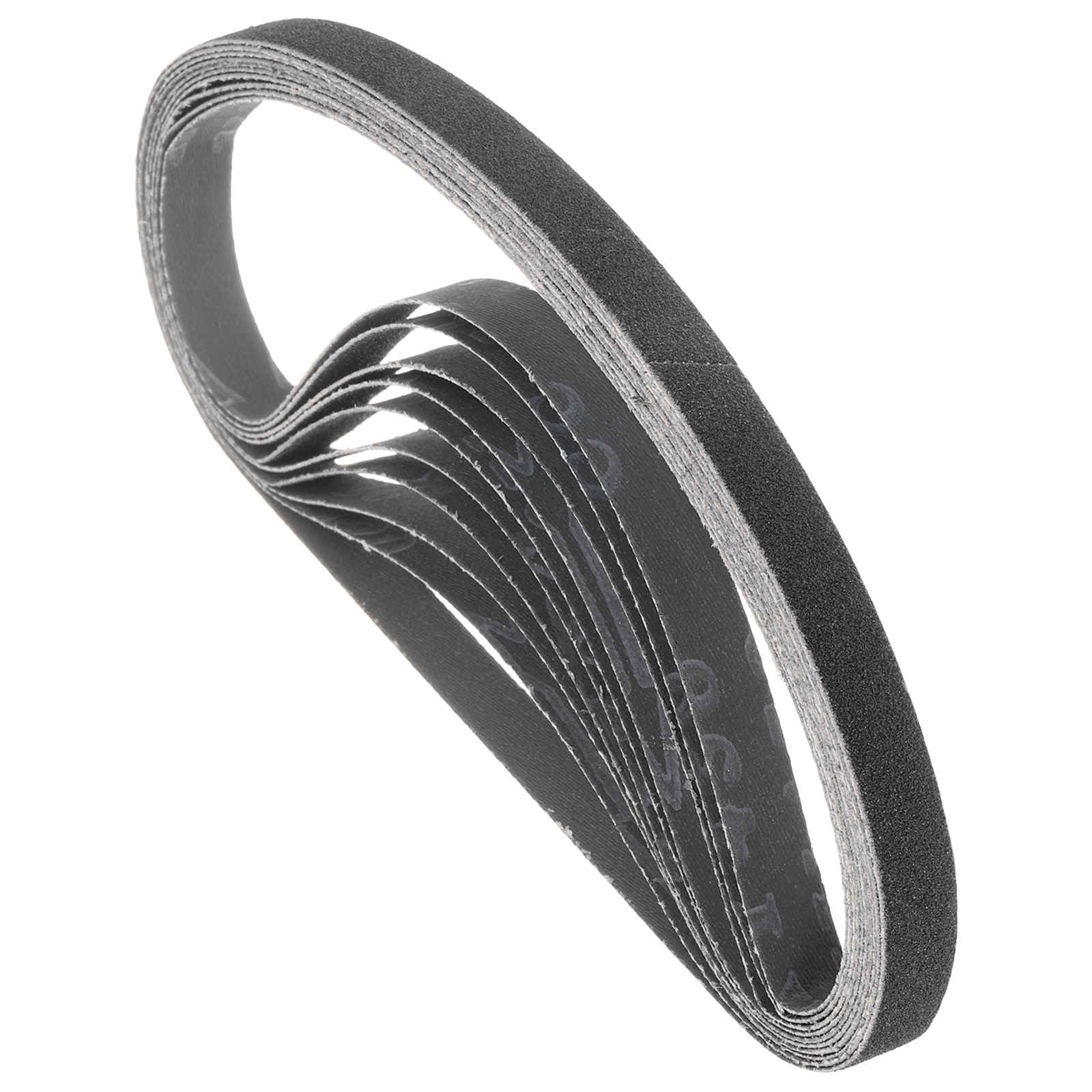 Kozelo 10 Pack Sanding Belts 13mm x 533mm 120 Grit Silicon Carbide Abrasive Belt Sander Paper for Belt Sander Metal Grinding Wood Working Weld Rust Removal
