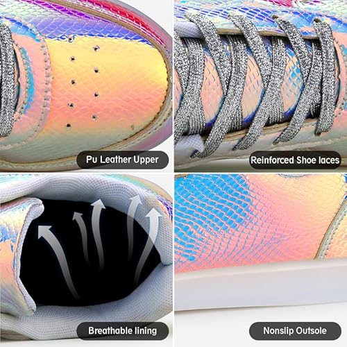 Padgene Women'S Men'S Led Lights Up Shoes Unisex Luminous Flashing Trainers Usb Charging Lace Up Couples Dancing Shoes thumb #4