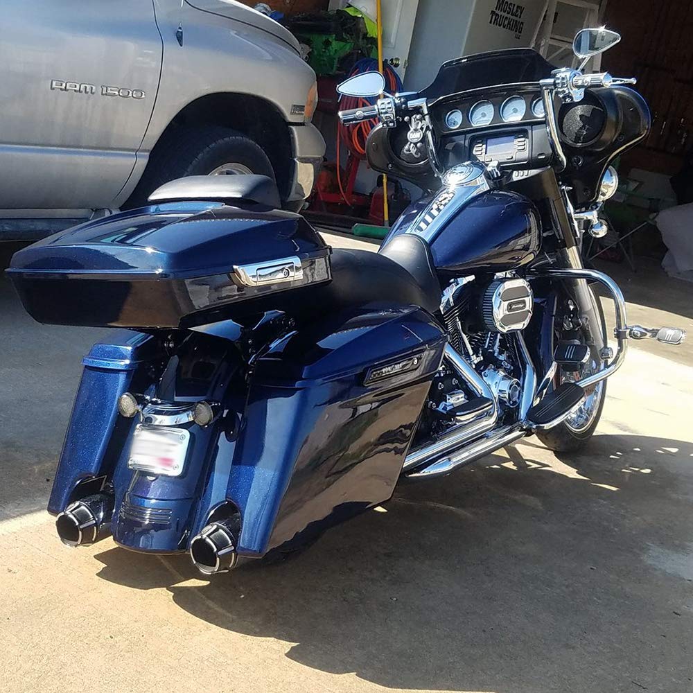 Amazon.com: Moto Onfire Razor Tour Trunk Luggage Fit for 2014+