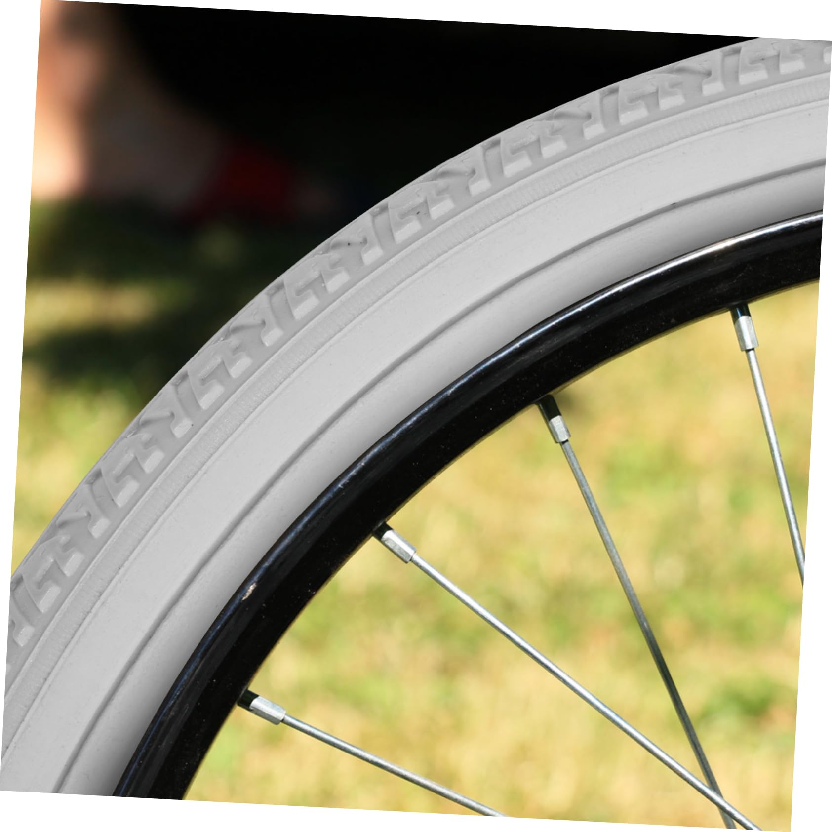 Pu Rollstuhlreifen 24 3/8 Grau Elastische Luftlose Vollgummireifen Für Rollstuhl Und Rollator Geeignet Für Outdoor Einsatz