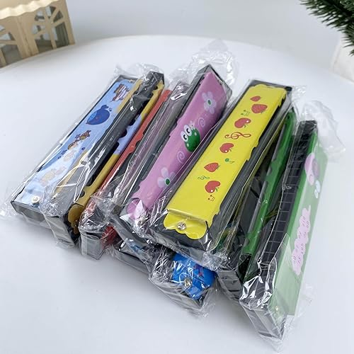 Miniatura 7 de 24 armónicas para niños a granel, regalos de fiesta de cumpleaños, regalos de devolución para niños de 4 a 8 y 8 a 12 años | Bolsas de regalo para