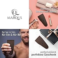 Vista 6 de marQus - Tijeras de uñas rectas fabricadas en Solingen, Alemania, incl. estuche para corte preciso de uñas, adecuadas como tijeras para uñas