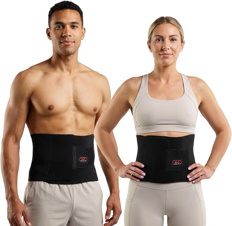 Banda para el sudor y cinturón recortador de cintura para hombres, soporte para la espalda, mejora la postura durante los entrenamientos, entrenador de cintura para hombres