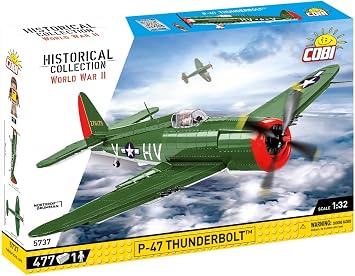 COBI Historical Collection World War II P-47 ThunderboltTM Plane