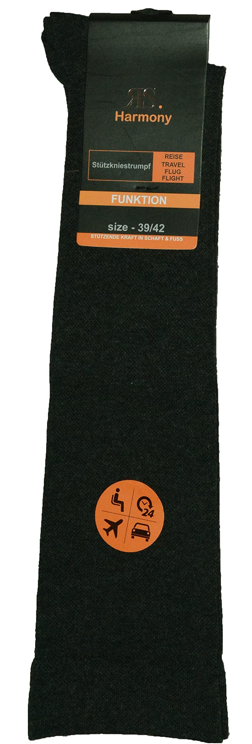 Black Jungle Stützstrümpfe, Reisestrümpfe, Stützkniestrümpfe, Damen & Herren, in 5 verschiedenen Farben