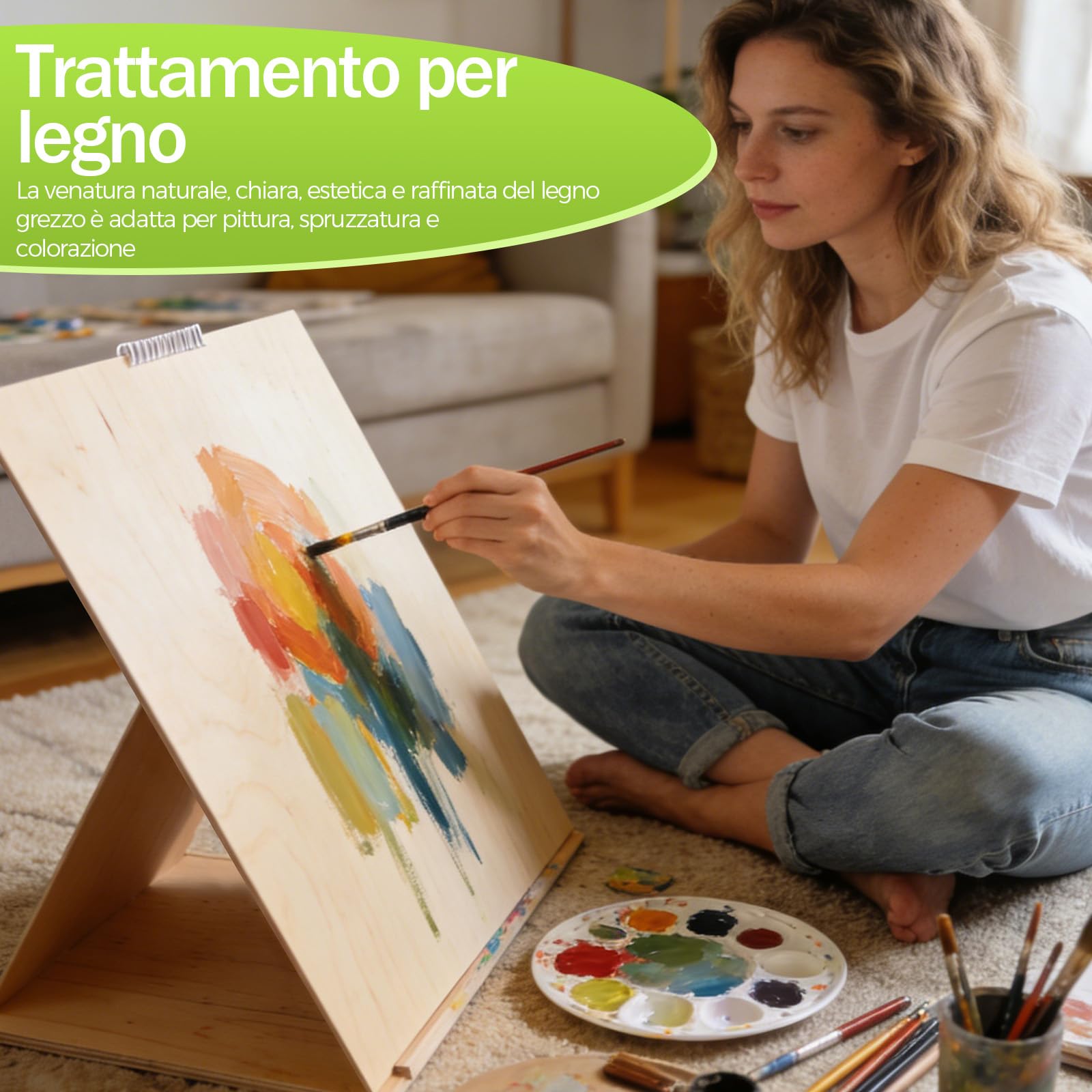 12 Pezzi Foglio Di Compensato Da 3 Mm, Formato A3, Adatto per Lavori Artistici E Artigianali, Lavorazione Del Legno Fai Da Te, Creazione Di Regali, Decorazioni E Pittura (420 X 300 mm X 3 mm)