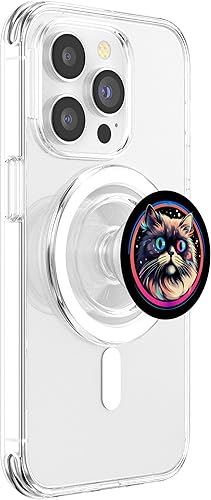 Miniatura 10 de Divertidos PopSockets de gato del Himalaya en el espacio, astronauta cósmico, gatito, PopGrip intercambiable
