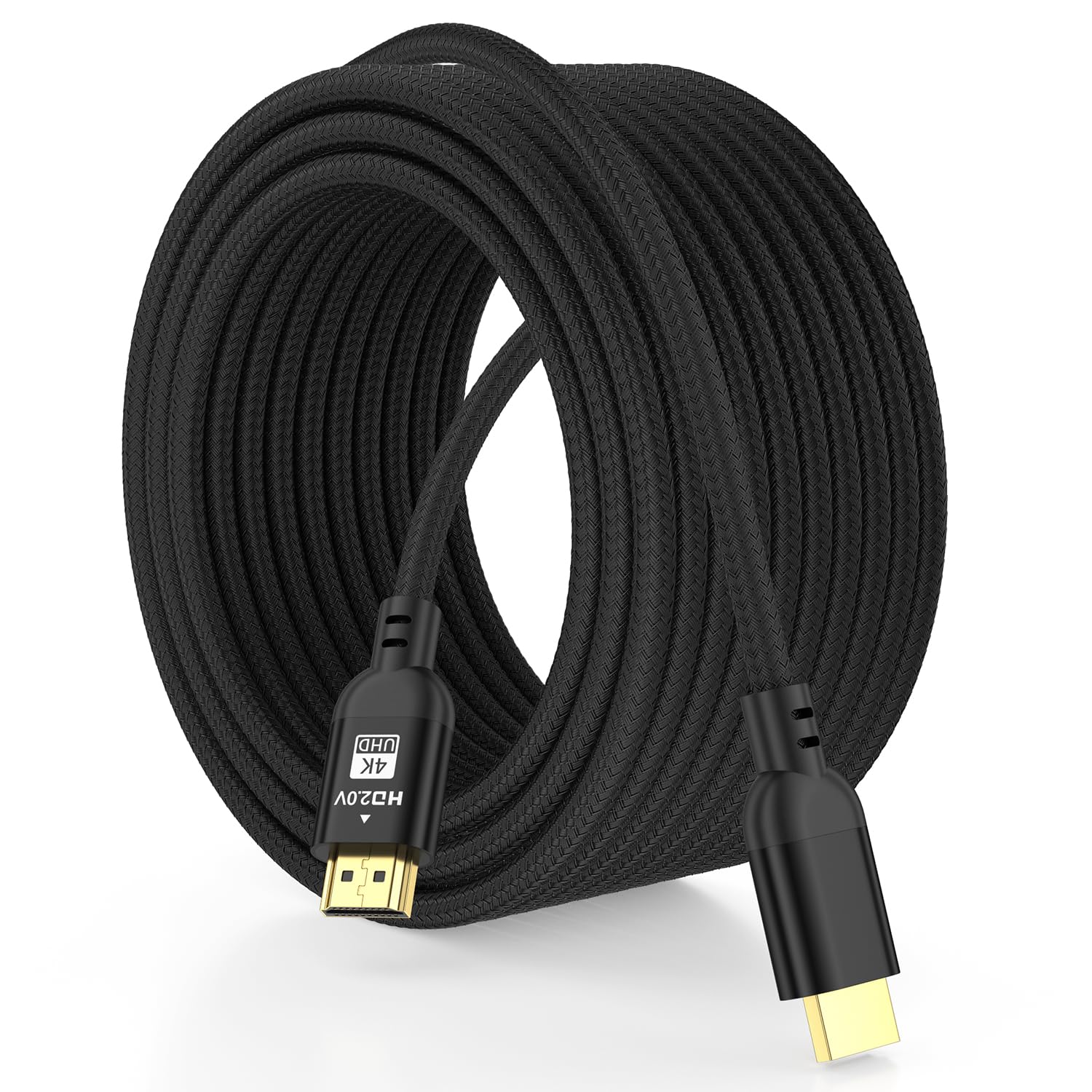 Diyanisly Câble HDMI 4K 15M, Câble HDMI 2.1 Haute Vitesse, Tressé, Prend en Charge 4K@60Hz 2K@120Hz, HDR HD TV Moniteur Ordinateur Portable Xbox PS4 PS5,etc.HD