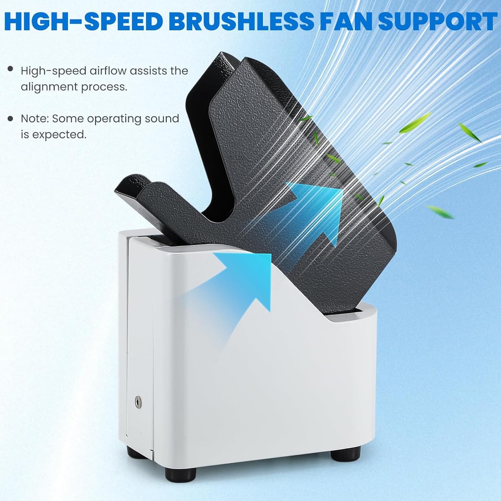 Paper Jogger & Sorter, allineamento ad alta velocità 18000 giri/min, finitura allineamento 3-5s/rimozione statica, per uffici e centri di copia