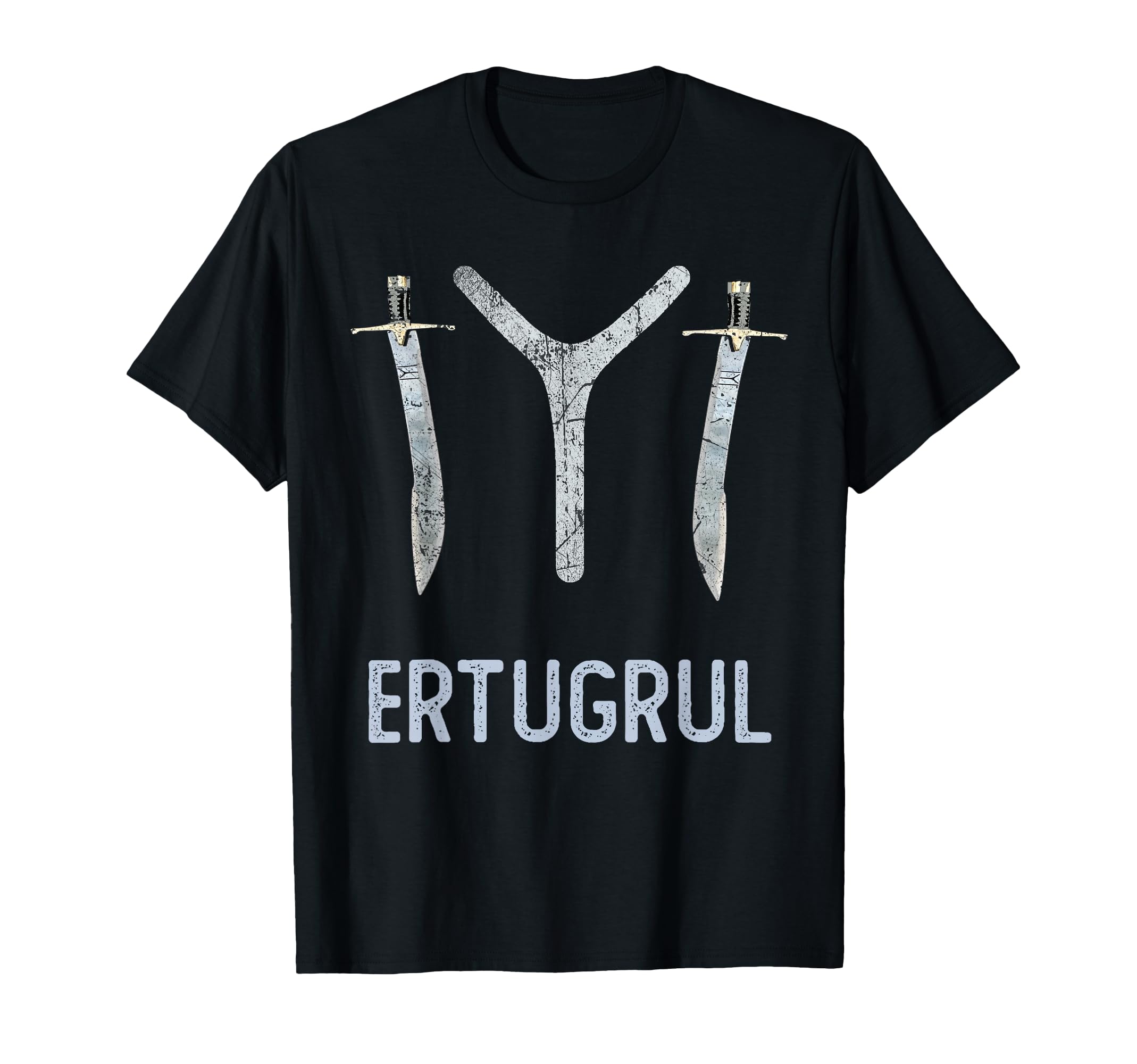 Kayi Tribe Swords Marking IYI Symbol Ottoman Ertugrul T-Shirt