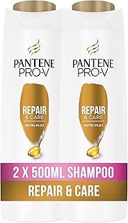 Gesponserte Anzeige – Pantene Pro-V Repair & Care Shampoo Duo Pack, Pro-V Formel mit kräftigenden Lipiden und schützenden ...