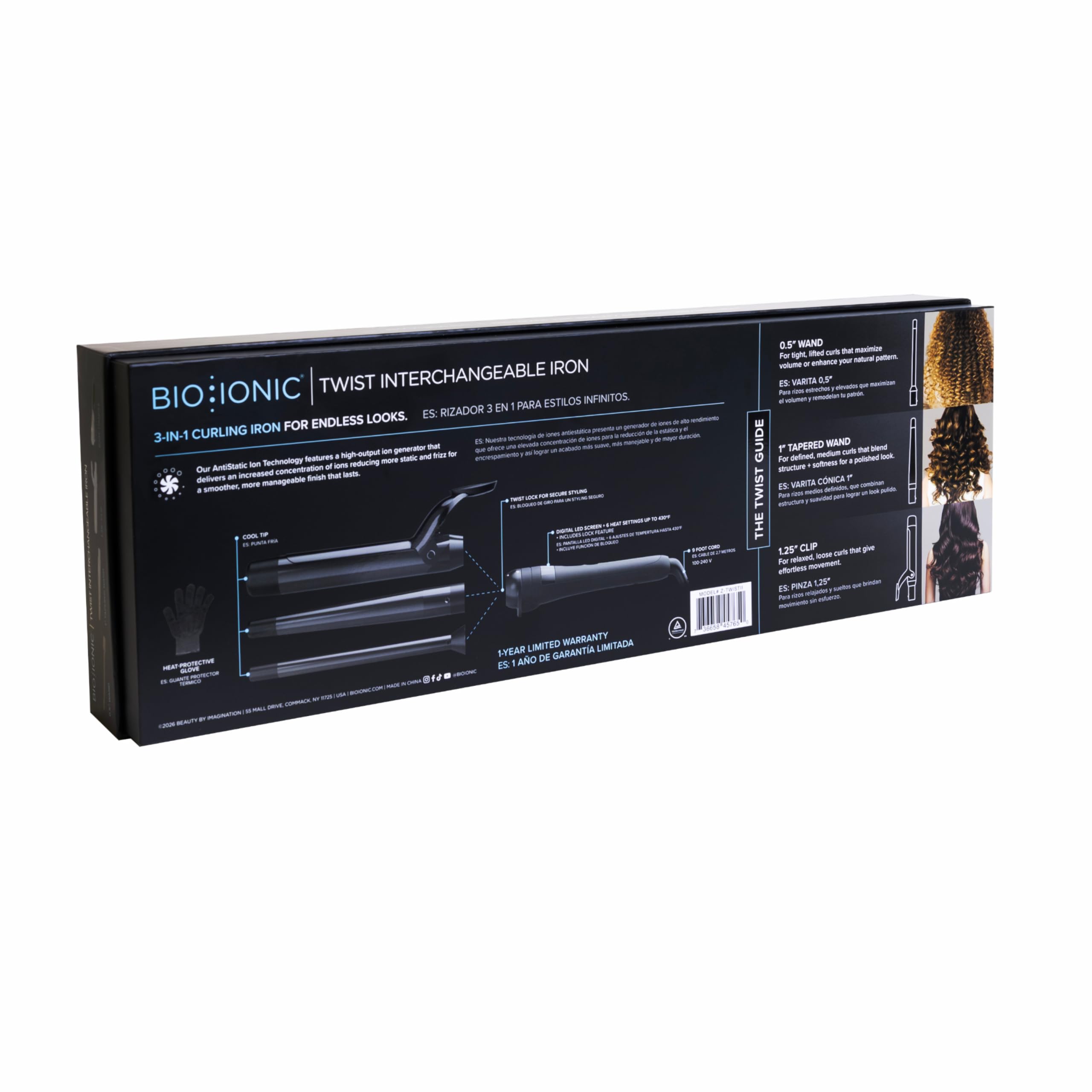 Bio Ionic 3-in-1 Curling Set - Endless Curls! -17