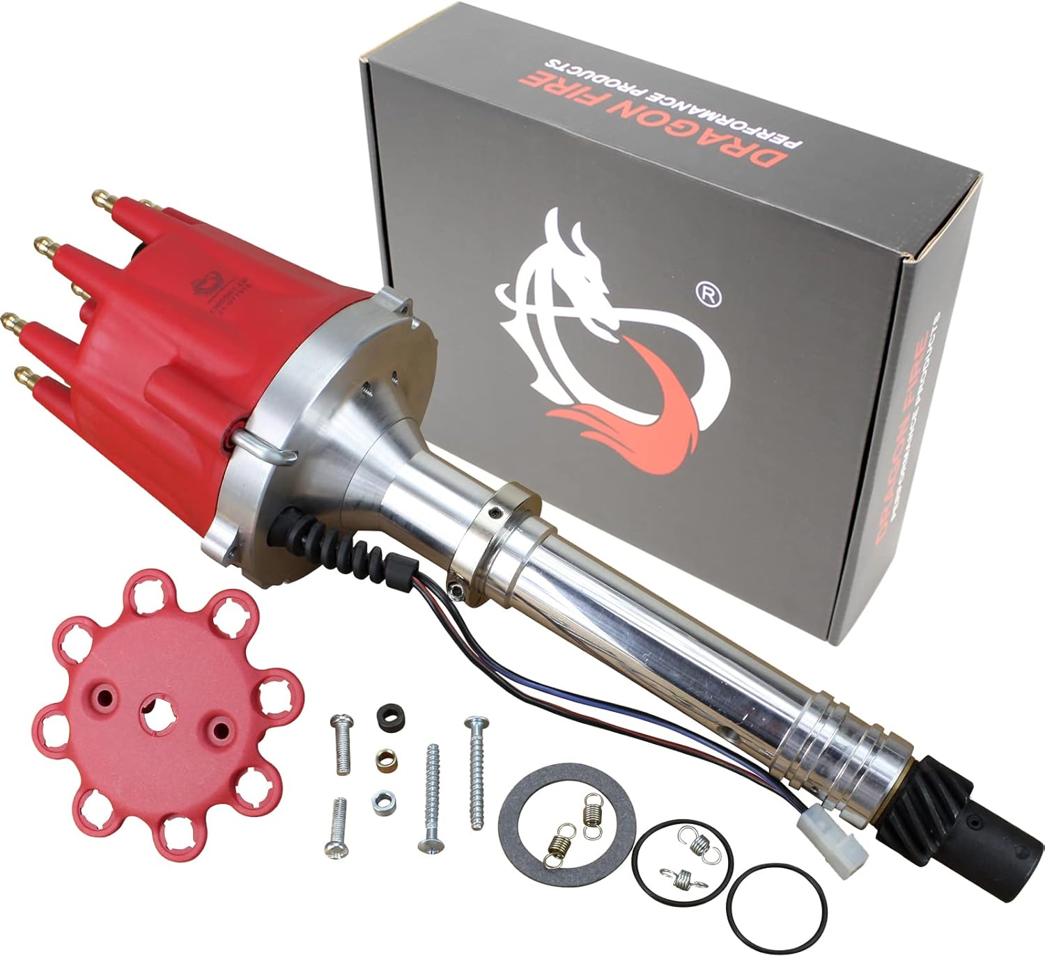 New Dragon Fire Pro Billet Slip Collar Distributor for Chevy/Chevrolet