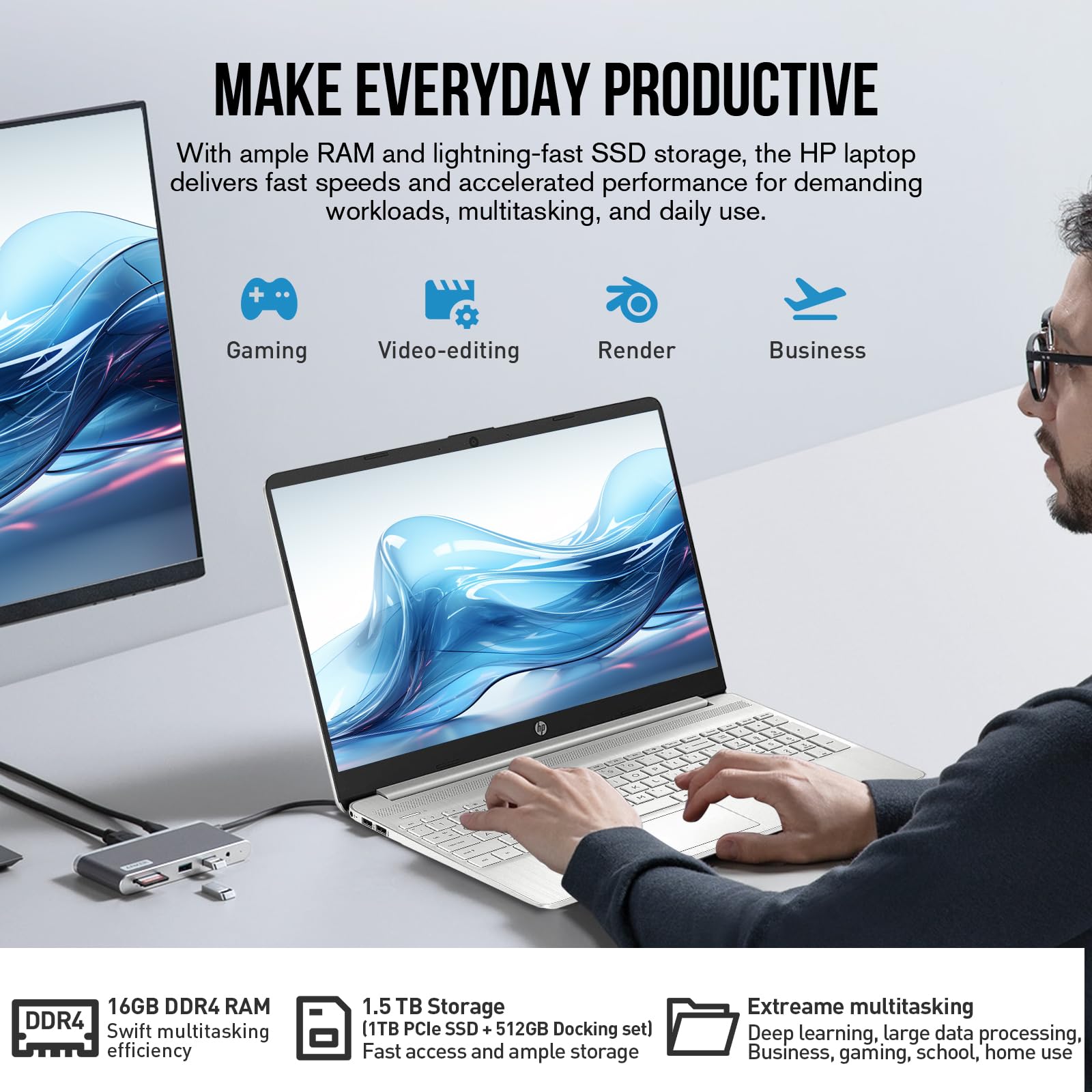 HP 15.6型 Ryzen 7 / 16GB / SSD512GB Amazon.com: HP 15.6 Laptop Computer, AMD Ryzen 7 Laptop(8