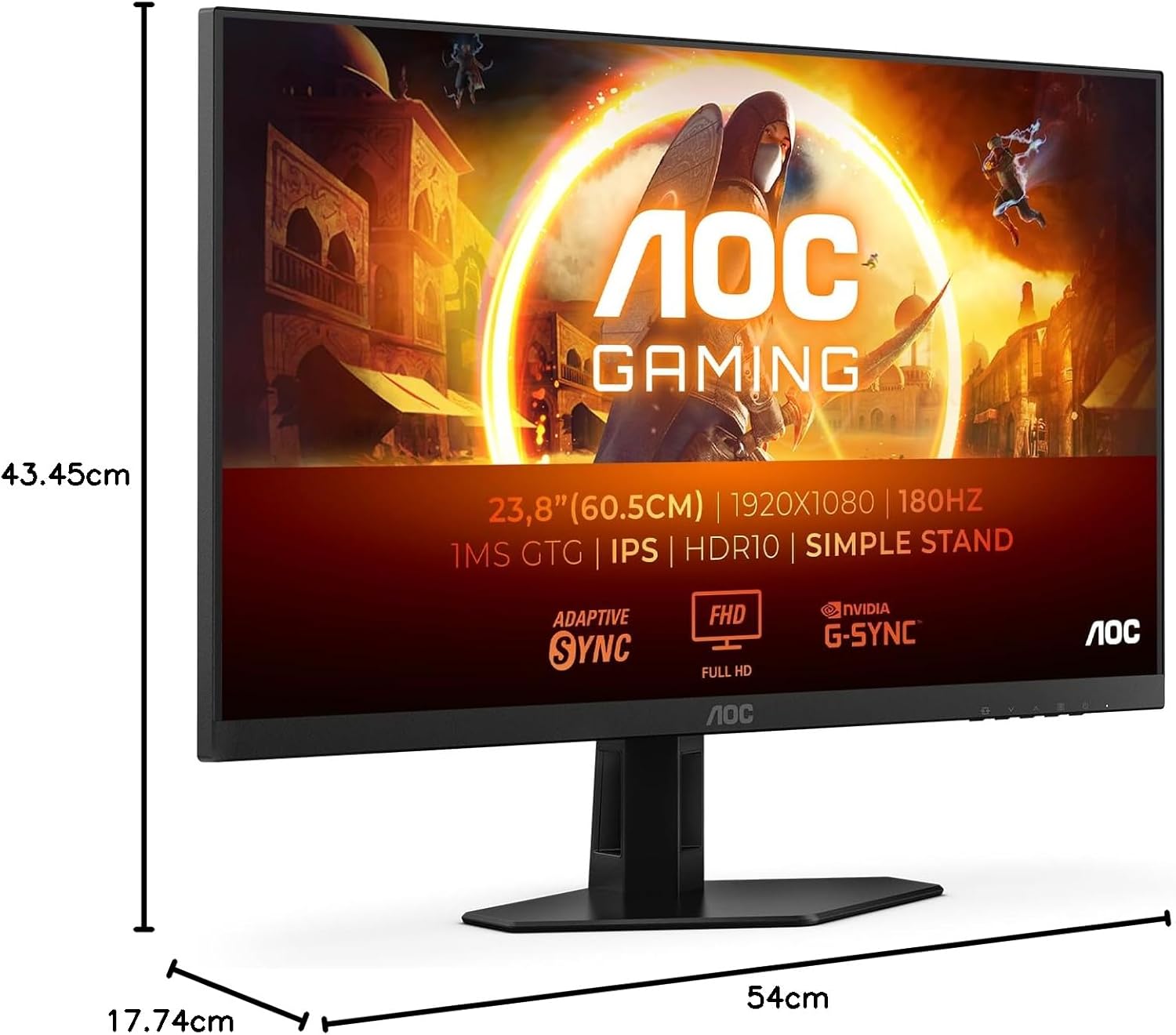 Gaming Monitor 24G4XED 23.8 pollici - Monitor - Immagine 6