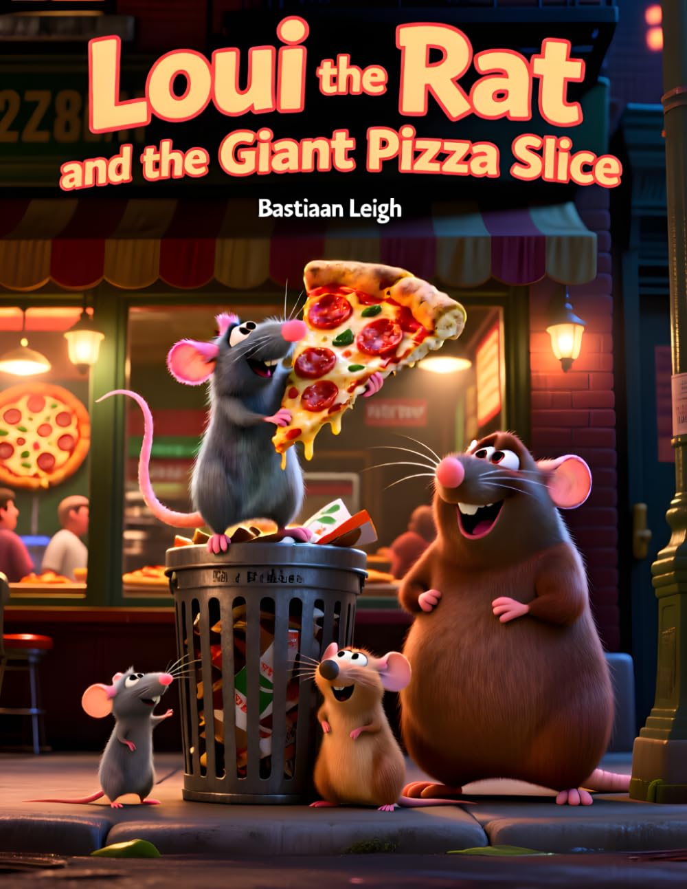 Loui the Rat and the Giant Pizza Slice: A Funny New York Adventure About Teamwork, Friendship, and One Very Big Pizza Slice (Loui the Rat Adventures)