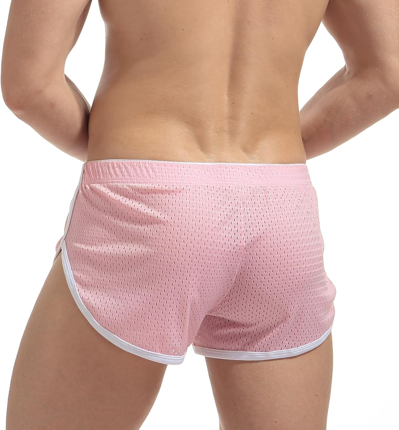 AIMPACT Mens Mesh Booty Shorts 3 Inch Sexy Smooth Lounge Active Shorts Ranger Panties - Image 3