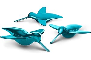 HUMTACKS Hummingbird Pins, Set of 20 - Unique Decorative Wall Art for Home and Garden