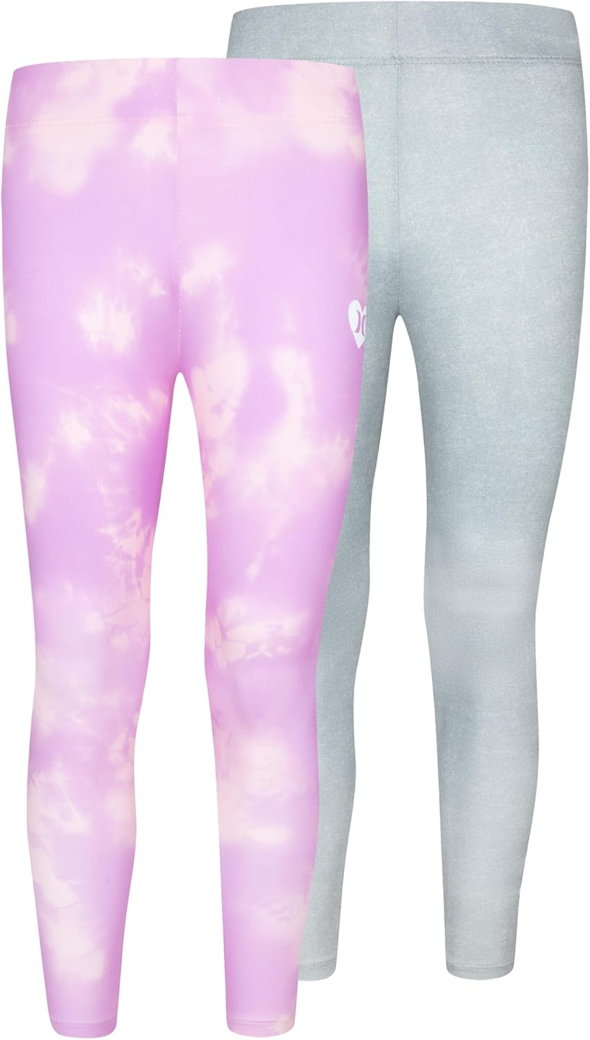Hurley Girls' 2-Pack Leggings