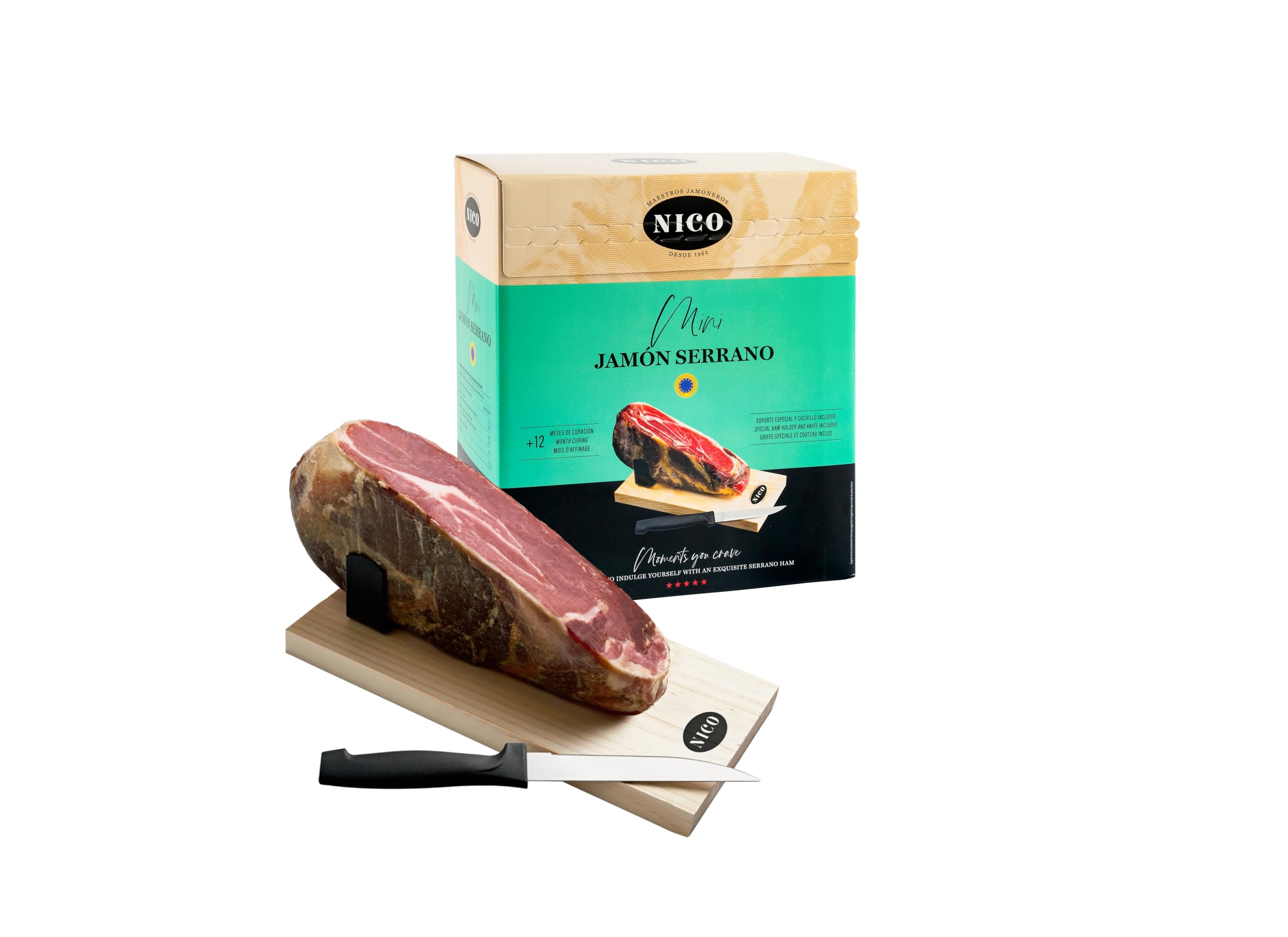 Prosciutto Crudo Serrano Spagnolo Stagionato 1KG - Jamonprive Disossato
