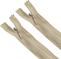 Vista 12 de Seeking ROAM Cremalleras invisibles, bobina de nailon, 3, 2 piezas (rojo, 6 pulgadas)