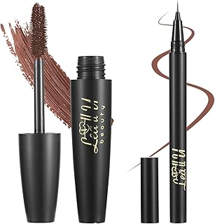 Juego de máscara de pestañas y delineador de ...